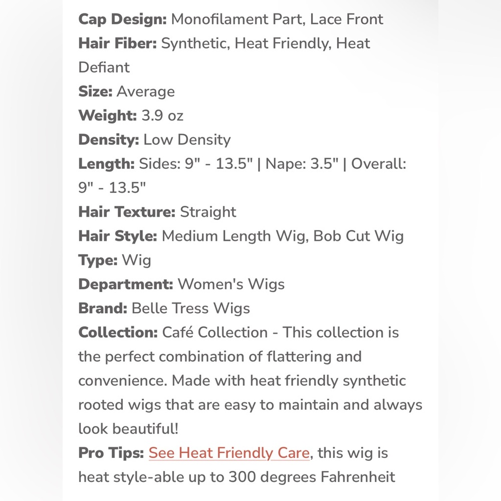 Belle Tress Anatolia HF ButterBeer Blonde Wig - Picture 11 of 16